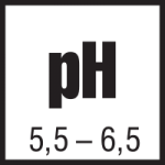 KRONEN® Deacidified peat pH 5,5-6,5. Regulated by chalk pH of the substrate determines optimal conditions for growth of particular plant species.